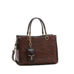 Bolsa Feminina Chenson Monograma Curvas Satchel