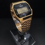 Relógio Feminino Casio Vintage Diamond A159WGED-1DF - Dourado