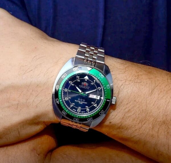 Relógio Orient Masculino Ref: F49ss018 P2sx Automático Prateado Vintage