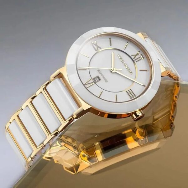 Relógio Technos Feminino Ceramic Dourado 2015CE/4B