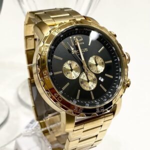Relógio Masculino Cronógrafo Casual Aço Dourado Referência: 44063GPSVDA2