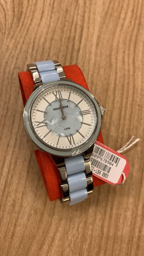 Relógio Mondaine 76564L0MVNE7 Azul/Prata