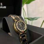 Relógio Feminino Ceramic Seculus Dourado 77238LPSVDQ1