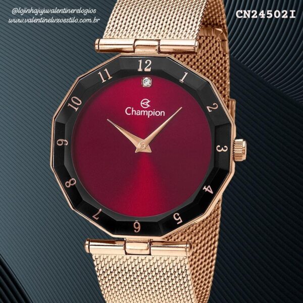 Relógio Champion Feminino Rose Elegance CN24502I