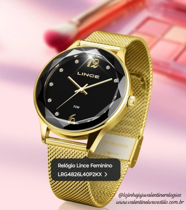 Relógio Lince Feminino LRG4826L40P2KX