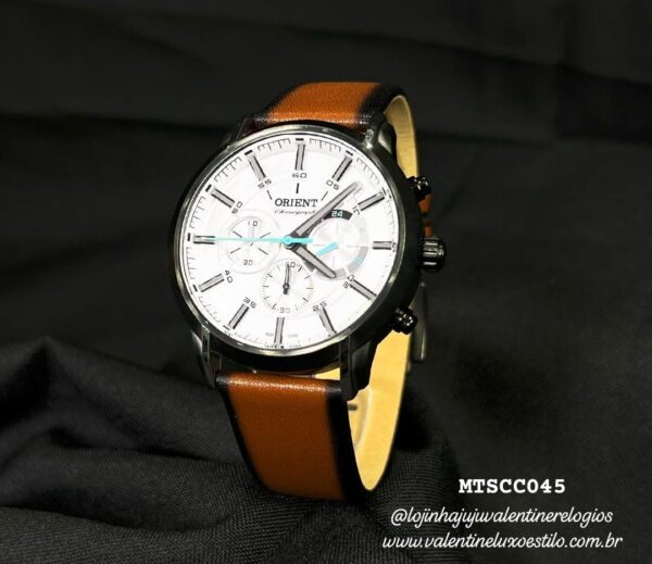 Relógio Orient Sport Cronógrafo Masculino - MTSCC045 S1MX Marrom