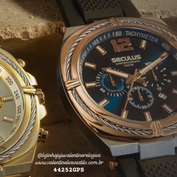Relógio Masculino Sports Seculus Azul 44252gpsvgu3