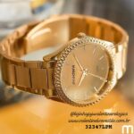 Relógio Feminino Espelhado Cristais Rosé Referência: 32347LPMVRE2