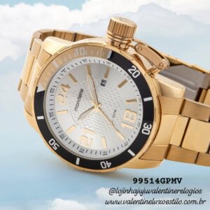 Relógio Mondaine Masculino Dourado 99514GPMVDE1 Dourado