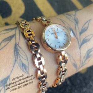 Relógio Seculus Feminino 77225LPSVDB1K1 Kit P Corrente