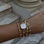 Relógio Feminino My Way Corrente Versátil Dourado Referência: 32853LPMVDM1